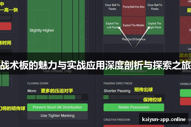 战术板的魅力与实战应用深度剖析与探索之旅